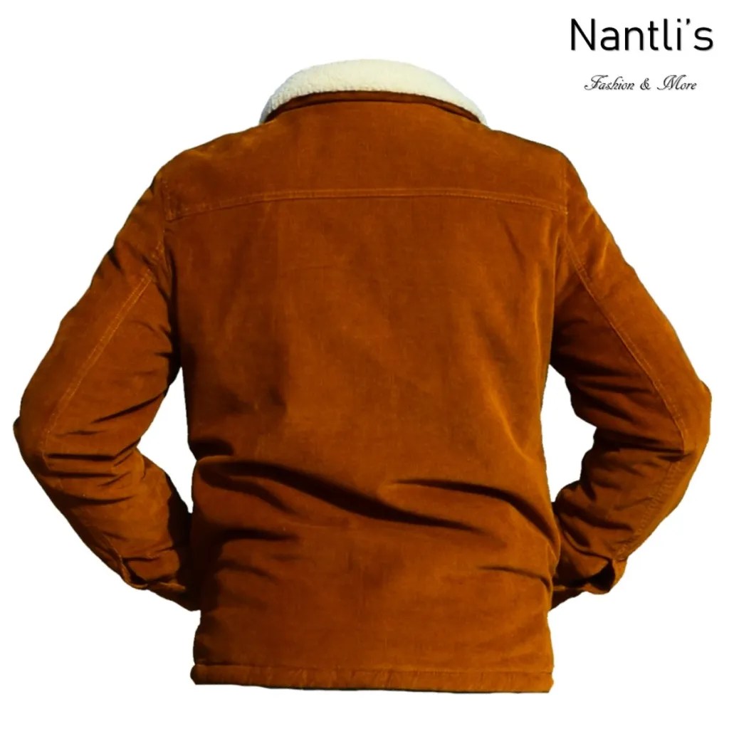 Chamarras por mayoreo en estados Unidos wholesale jackets TM-LM8RC530 Brown Chamarra Fina para Hombre Rear View Nantlis