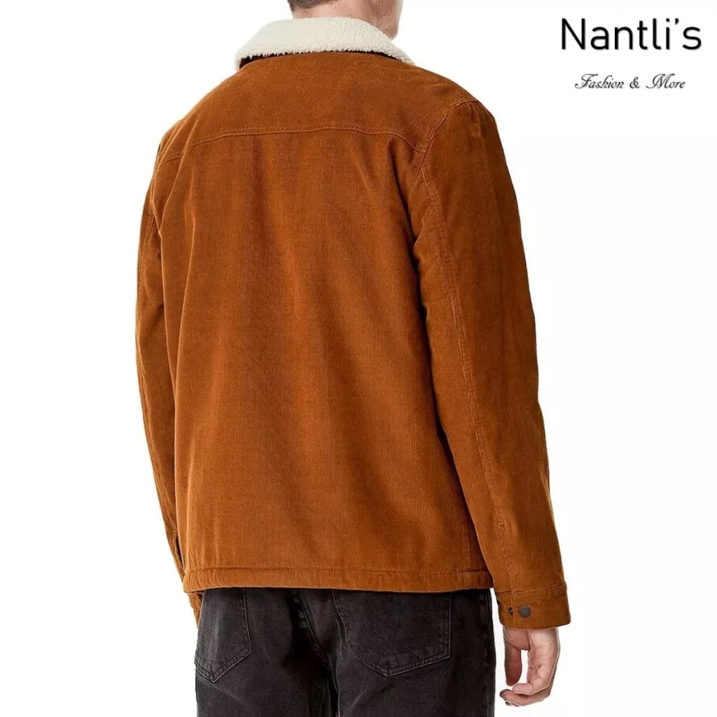 Chamarras por mayoreo en estados Unidos wholesale jackets TM-LM8RC530 Brown Chamarra Fina para Hombre Rear Nantlis