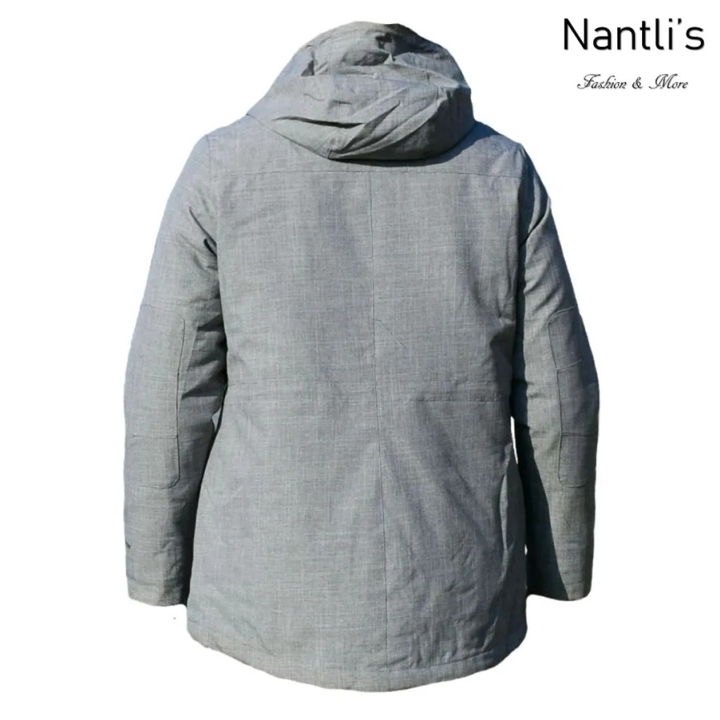 Chamarras por mayoreo en estados Unidos wholesale jackets TM-461-L1326 Grey Chamarra Fina para Hombre Rear View Nantlis