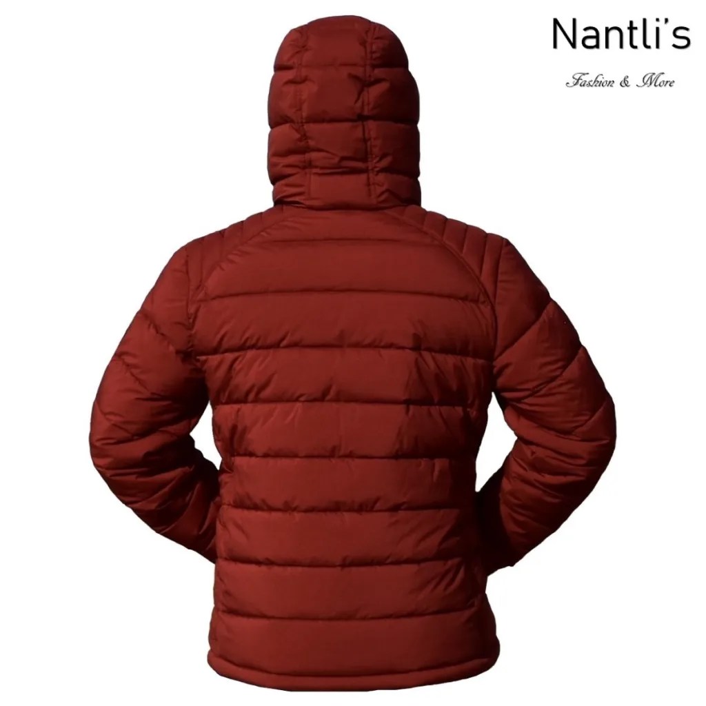 Chamarras por mayoreo en estados Unidos wholesale jackets TM-W224317 Brick Red Chamarra Fina para Hombre Rear View Nantlis