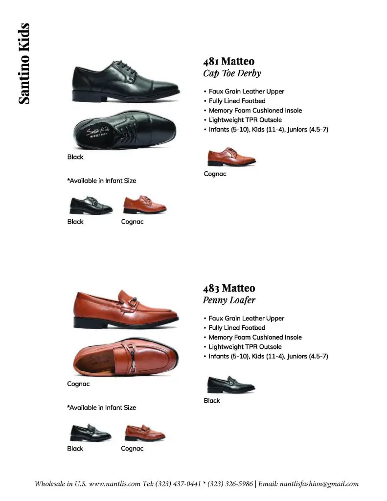 Catalogo Vol 30 Calzado por Mayoreo para hombres y ninos Nantlis Wholesale Page 31