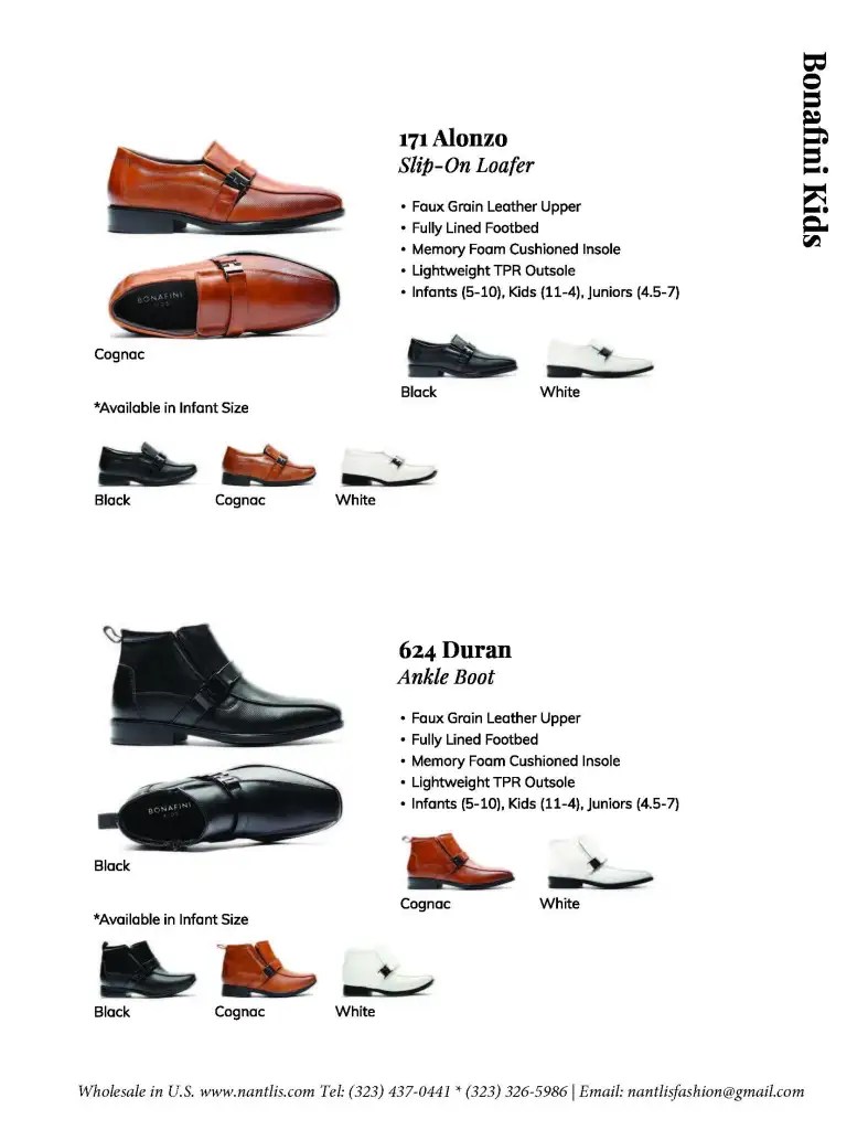 Catalogo Vol 30 Calzado por Mayoreo para hombres y ninos Nantlis Wholesale Page 36