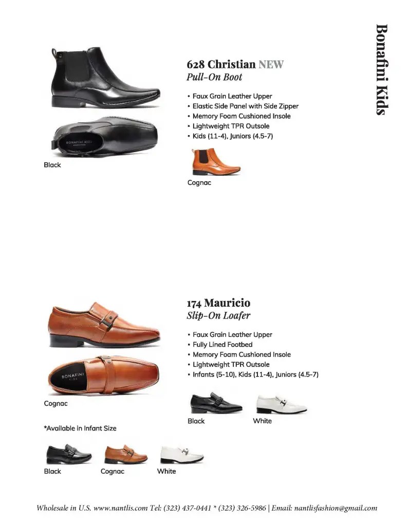 Catalogo Vol 30 Calzado por Mayoreo para hombres y ninos Nantlis Wholesale Page 38