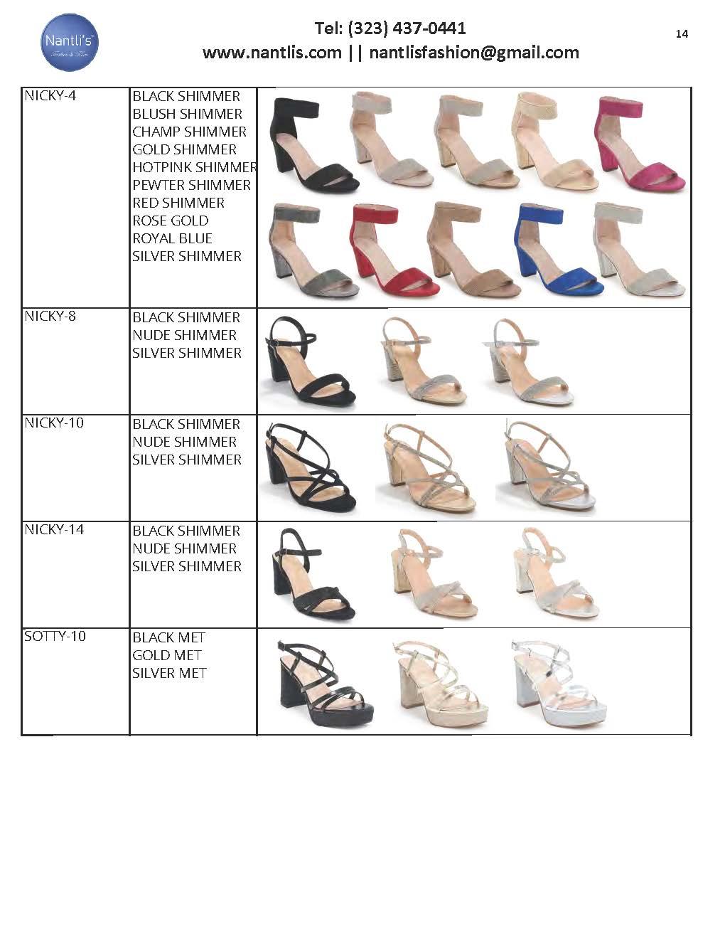 Catalogo BL-200 Calzado para mujer Wholesale Nantlis_Page_13