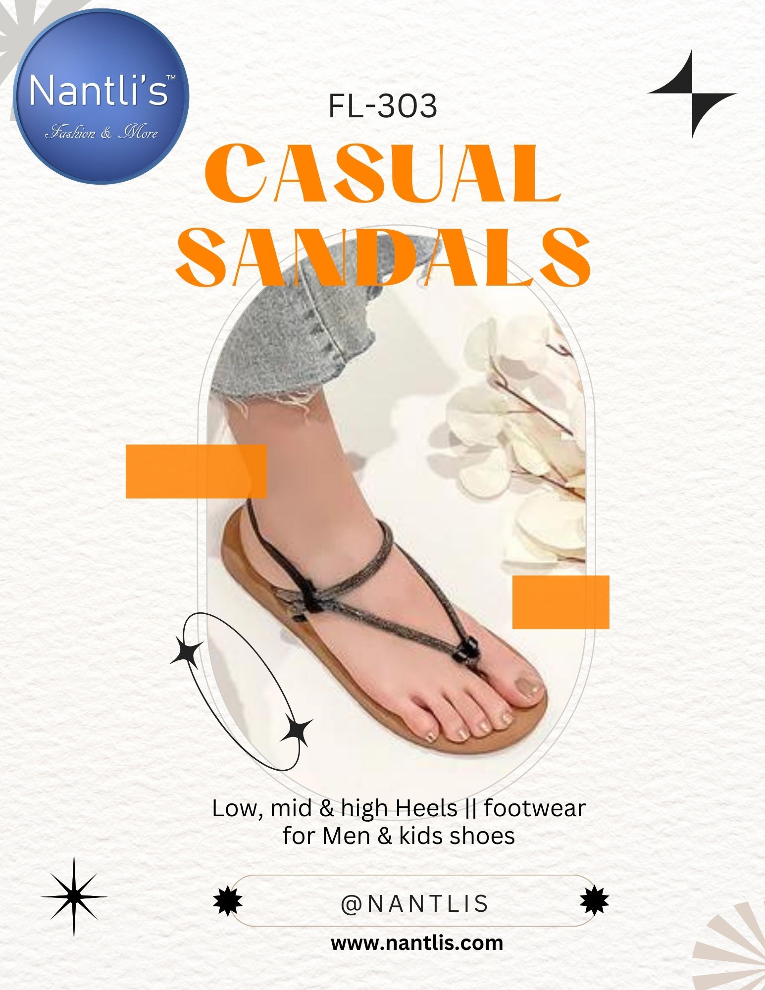 Catalogo Vol FL-303 Casual Sandals Nantlis Wholesale page 01