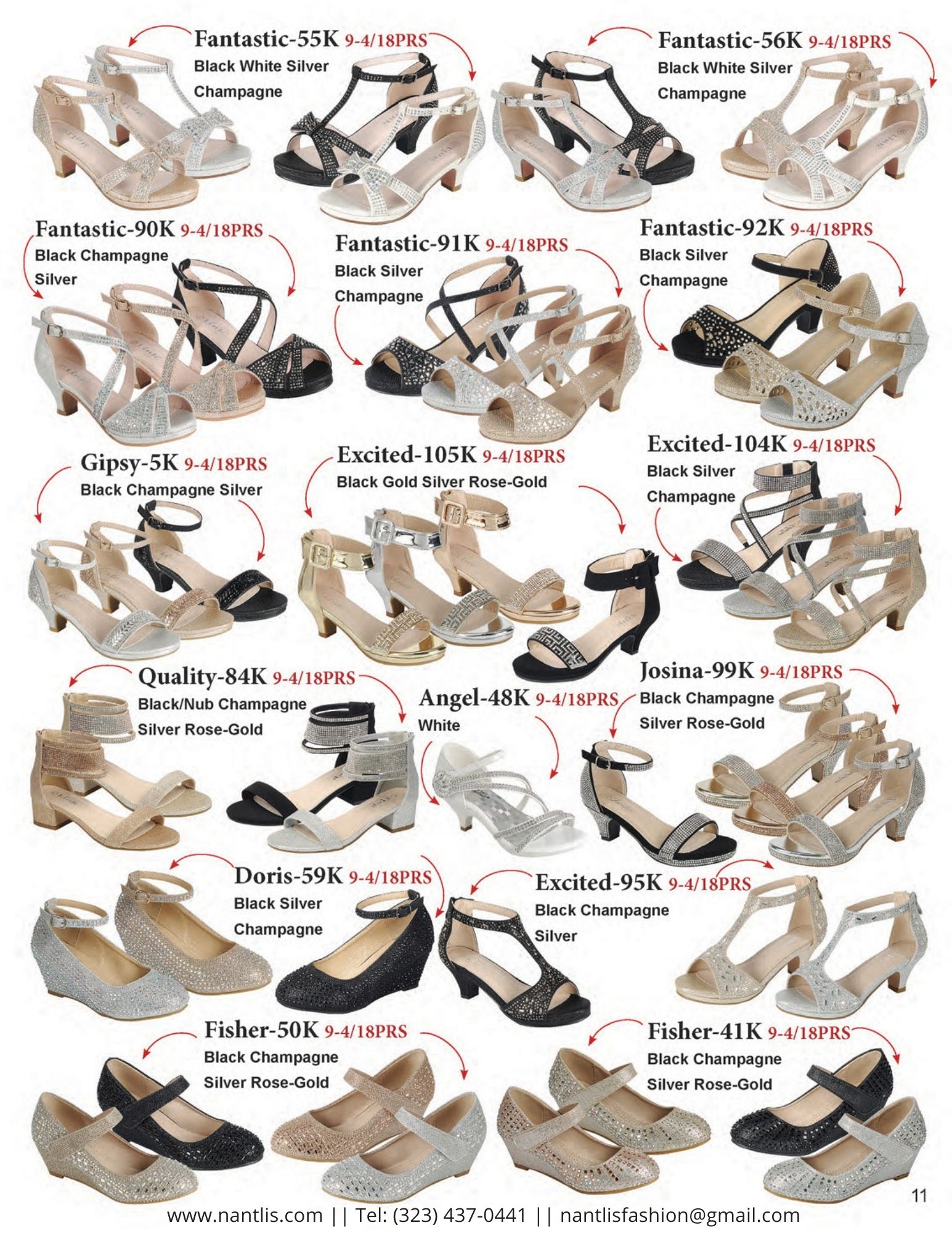 Nantlis FL-305 Calzado por mayoreo para mujeres y ninas page 12