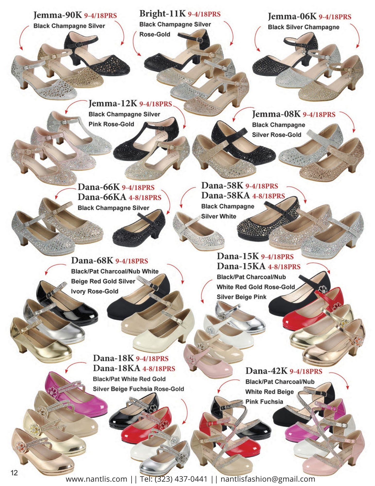 Nantlis FL-305 Calzado por mayoreo para mujeres y ninas page 13