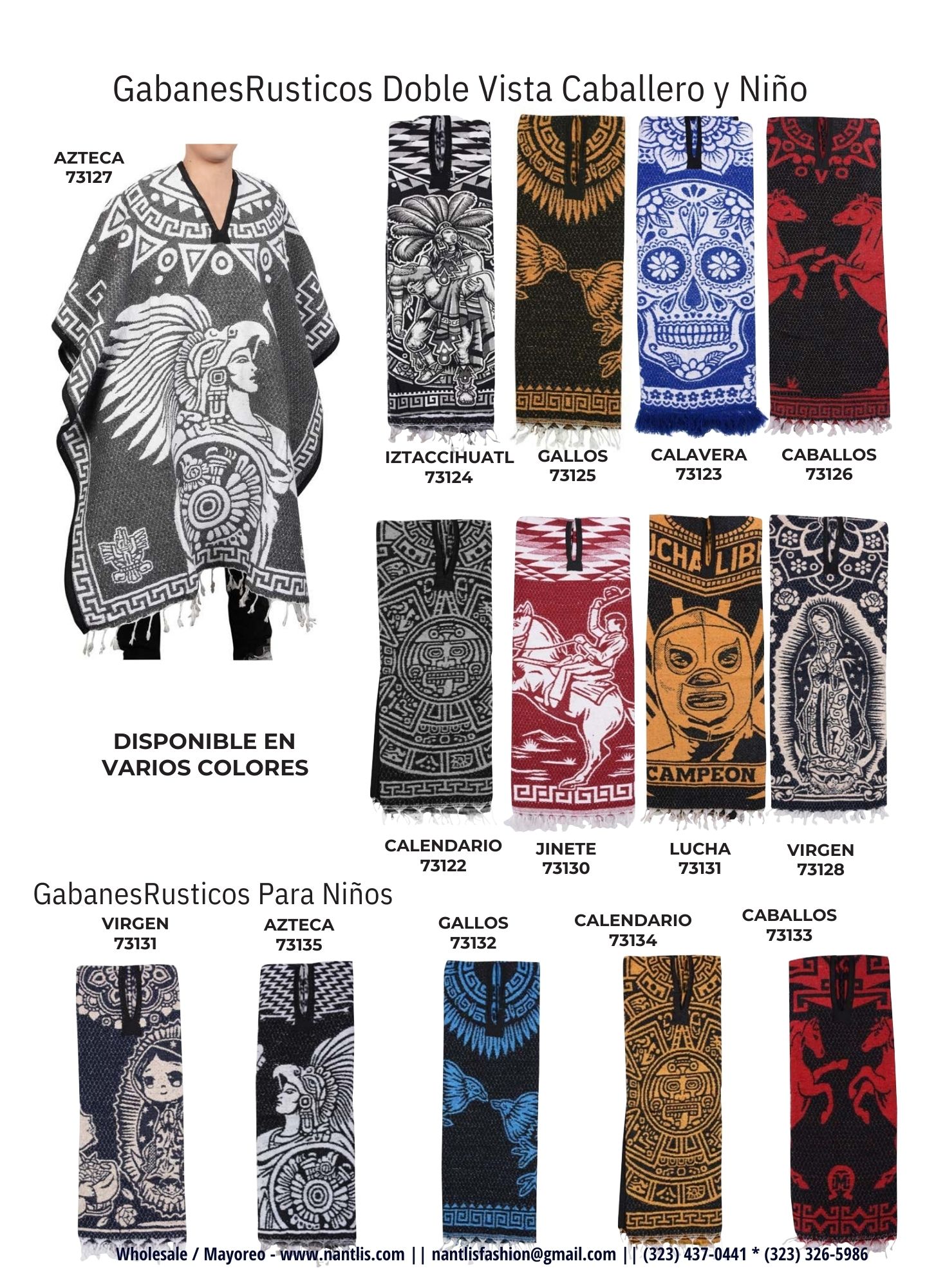 Catalogo Vol 44 Tradicion de Mexico Jorongos Gabanes Nantlis page 19