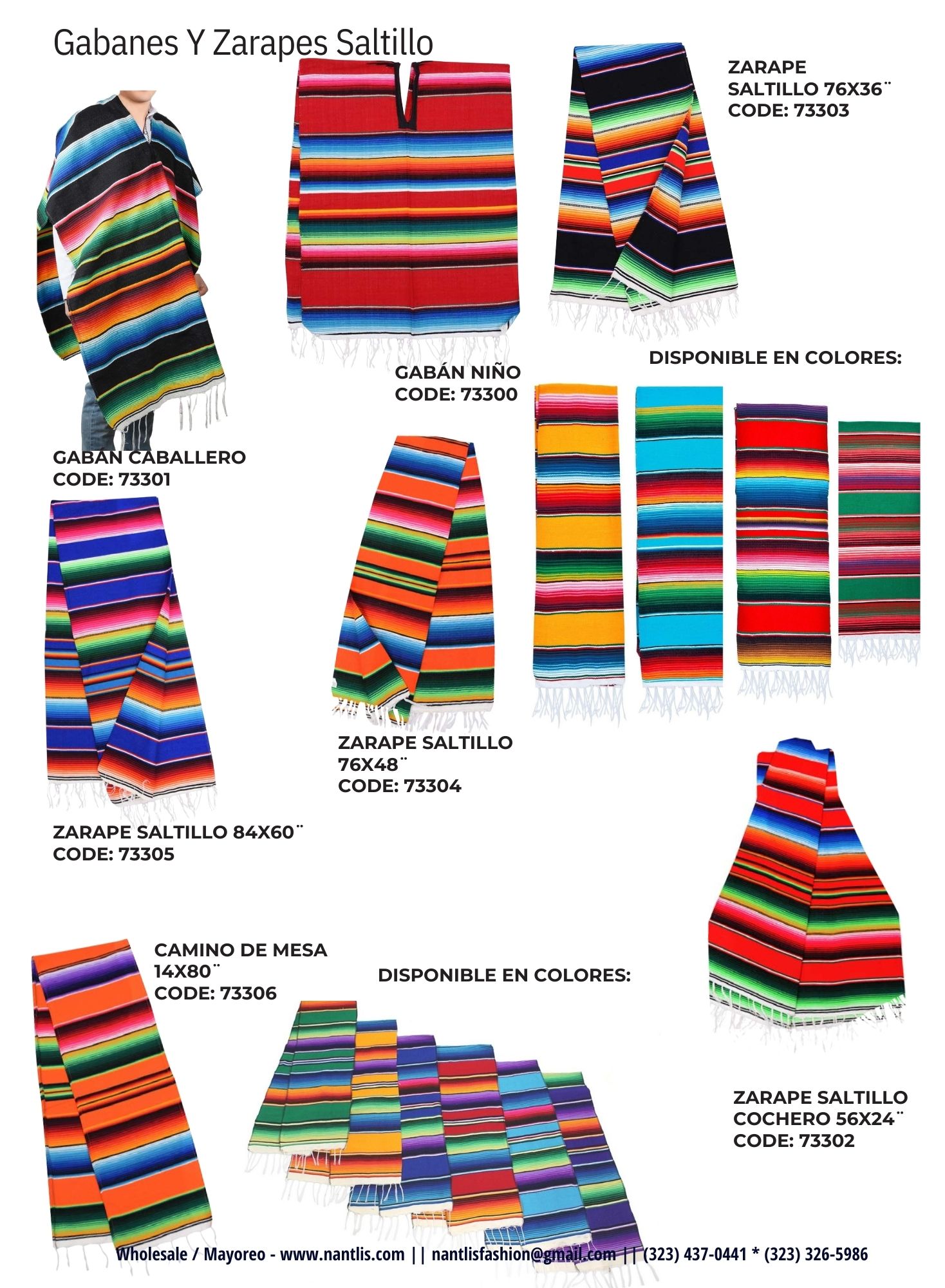 Catalogo Vol 44 Tradicion de Mexico Jorongos Gabanes Nantlis page 20