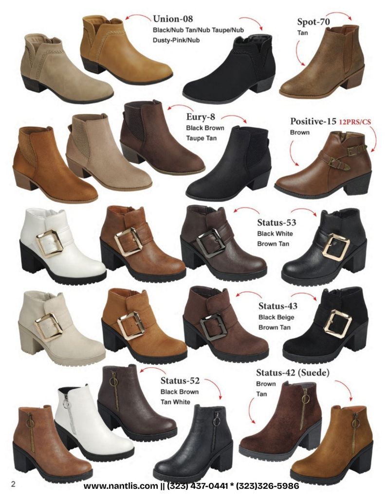 Catalogo Vol FL-502 Botas por mayoreo para mujeres Wholesale Boots For Women Nantlis page 03