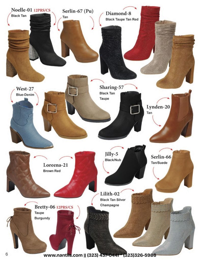 Catalogo Vol FL-502 Botas por mayoreo para mujeres Wholesale Boots For Women Nantlis page 07