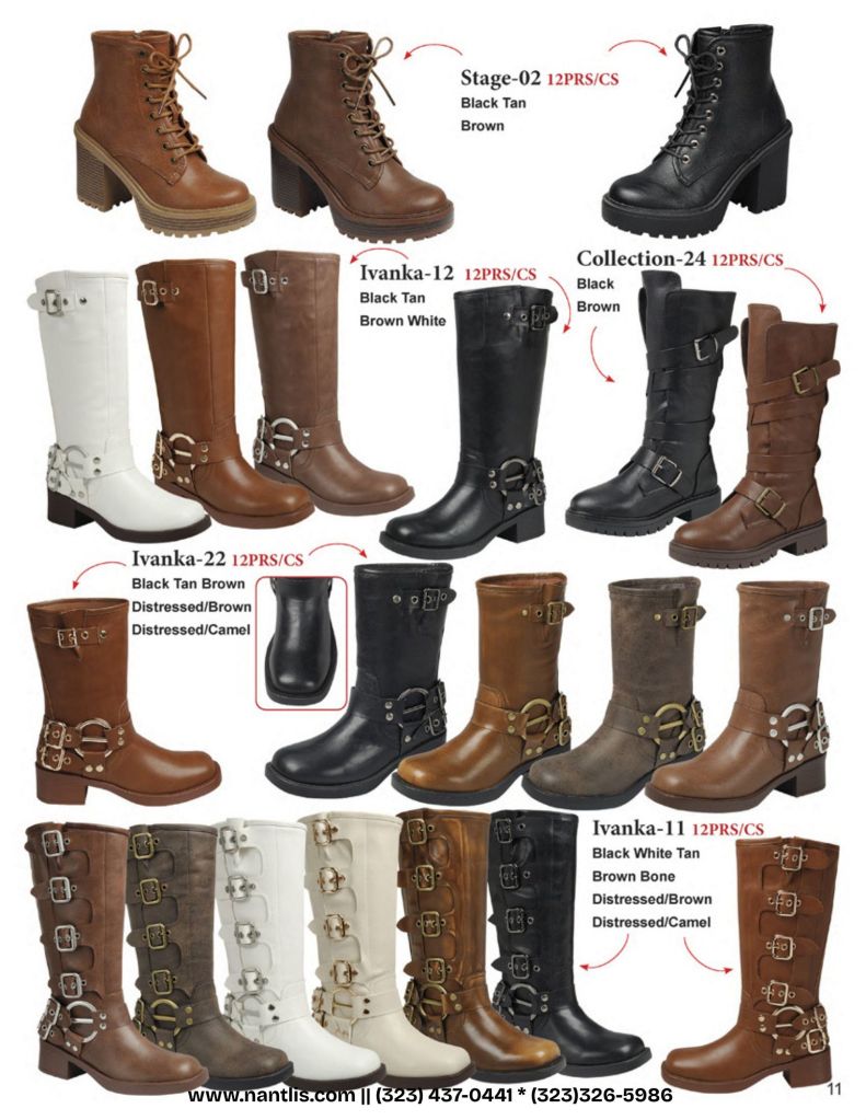 Catalogo Vol FL-502 Botas por mayoreo para mujeres Wholesale Boots For Women Nantlis page 12