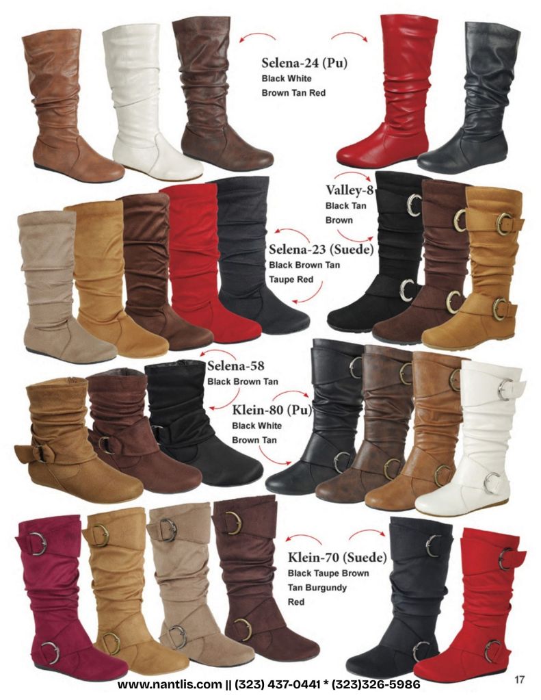 Catalogo Vol FL-502 Botas por mayoreo para mujeres Wholesale Boots For Women Nantlis page 18