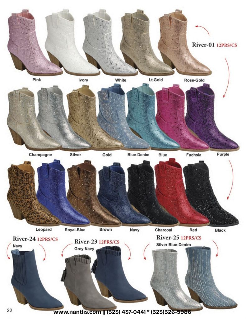 Catalogo Vol FL-502 Botas por mayoreo para mujeres Wholesale Boots For Women Nantlis page 23