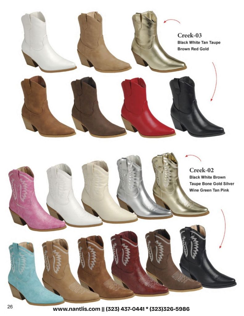 Catalogo Vol FL-502 Botas por mayoreo para mujeres Wholesale Boots For Women Nantlis page 27