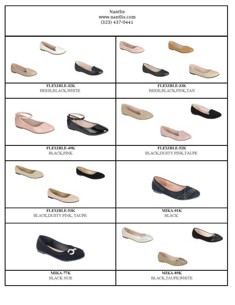 Catalogo Vol FL-ES0825 Nantlis Zapatos por Mayoreo Wholesale Shoes Page 03
