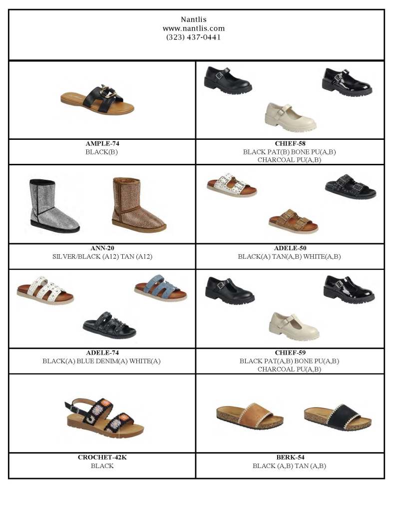 Catalogo Vol FL-ES0825 Nantlis Zapatos por Mayoreo Wholesale Shoes Page 14