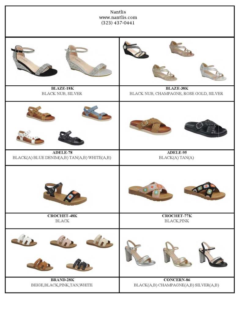 Catalogo Vol FL-ES0825 Nantlis Zapatos por Mayoreo Wholesale Shoes Page 15