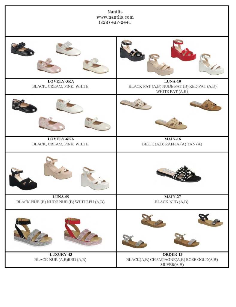Catalogo Vol FL-ES0825 Nantlis Zapatos por Mayoreo Wholesale Shoes Page 26