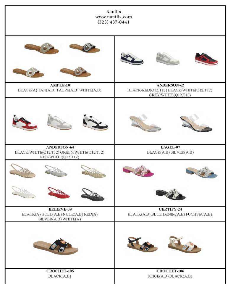 Catalogo Vol FL-ES0825 Nantlis Zapatos por Mayoreo Wholesale Shoes Page 31