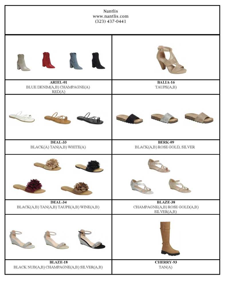 Catalogo Vol FL-ES0825 Nantlis Zapatos por Mayoreo Wholesale Shoes Page 32