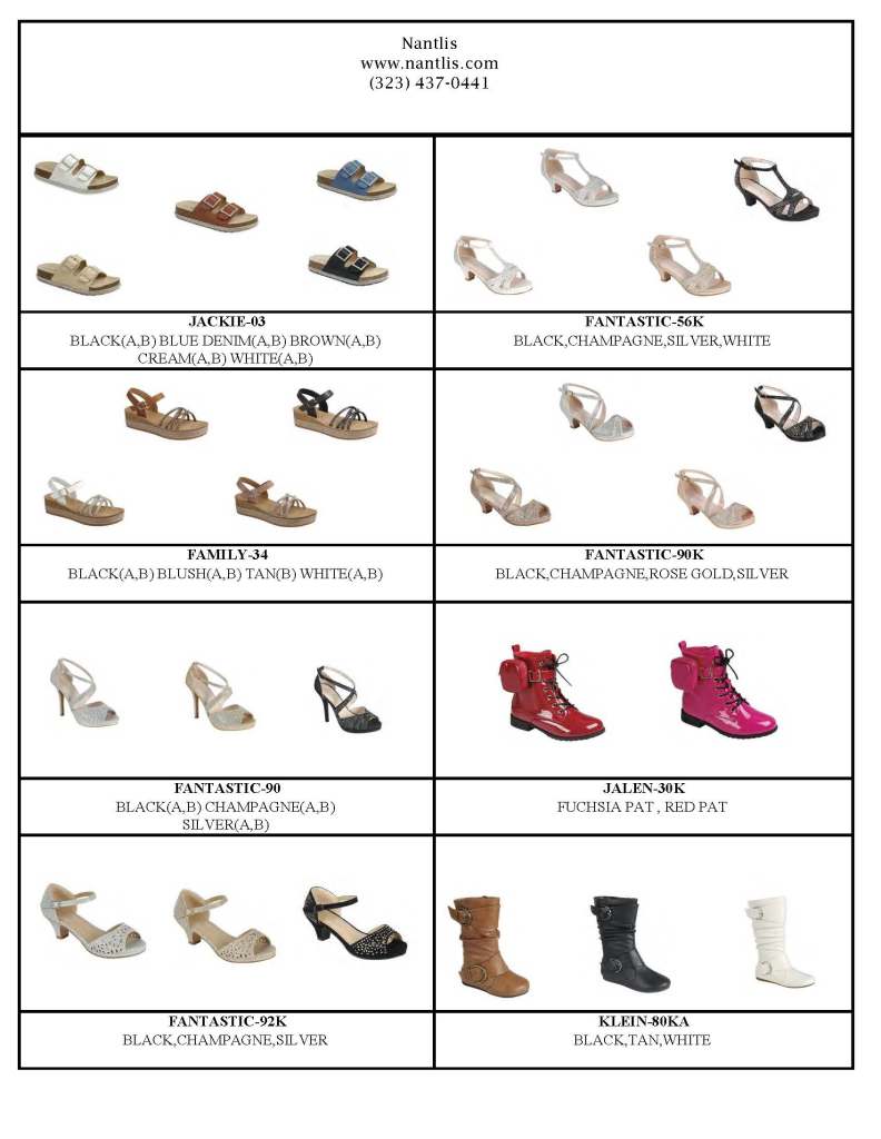 Catalogo Vol FL-ES0825 Nantlis Zapatos por Mayoreo Wholesale Shoes Page 34