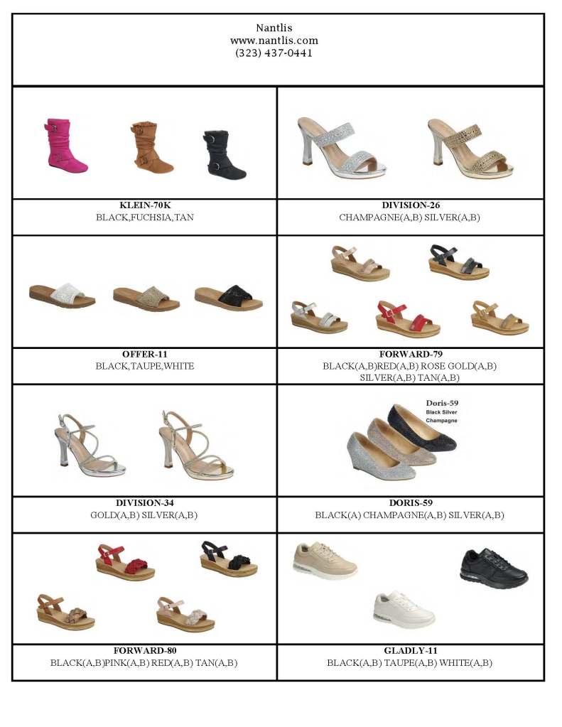 Catalogo Vol FL-ES0825 Nantlis Zapatos por Mayoreo Wholesale Shoes Page 35
