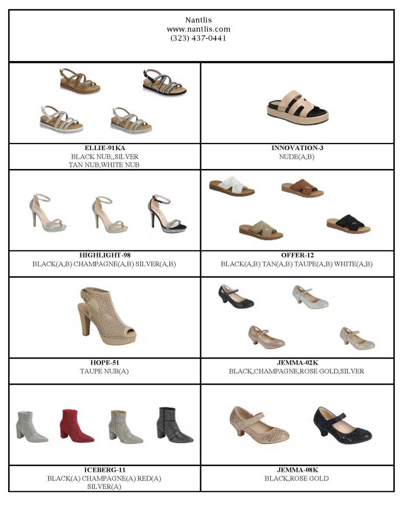 Catalogo Vol FL-ES0825 Nantlis Zapatos por Mayoreo Wholesale Shoes Page 37