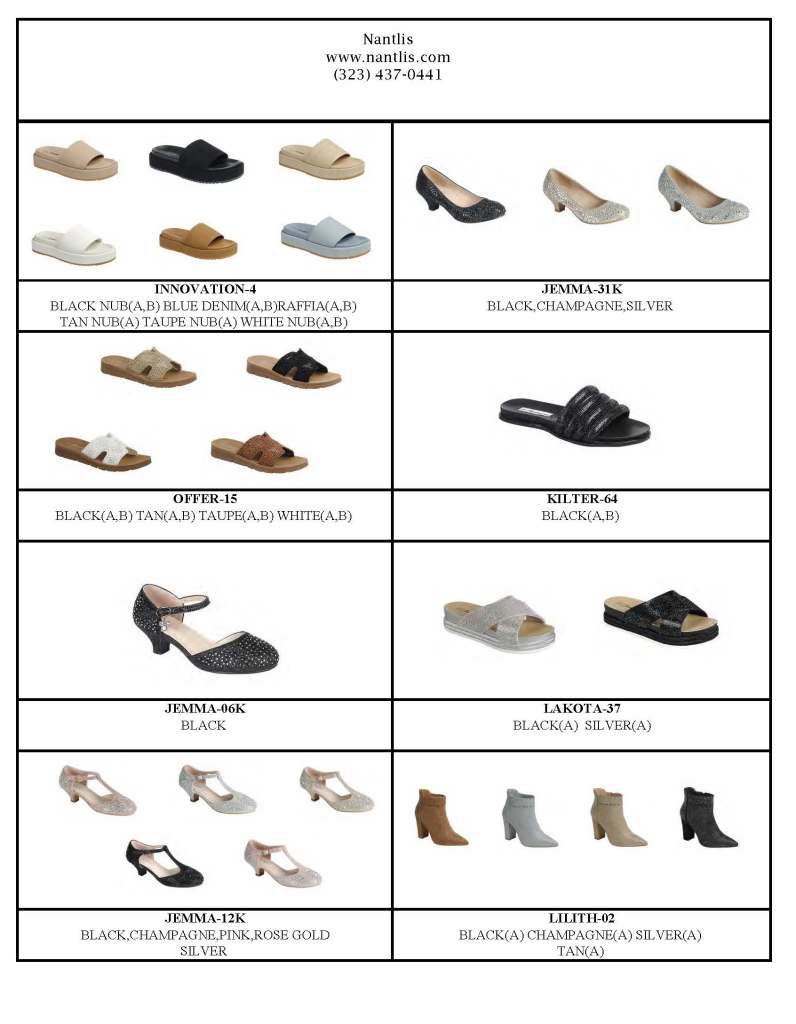 Catalogo Vol FL-ES0825 Nantlis Zapatos por Mayoreo Wholesale Shoes Page 38