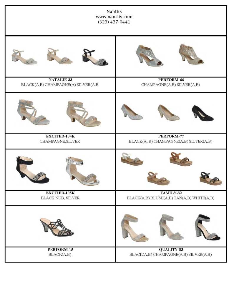 Catalogo Vol FL-ES0825 Nantlis Zapatos por Mayoreo Wholesale Shoes Page 42