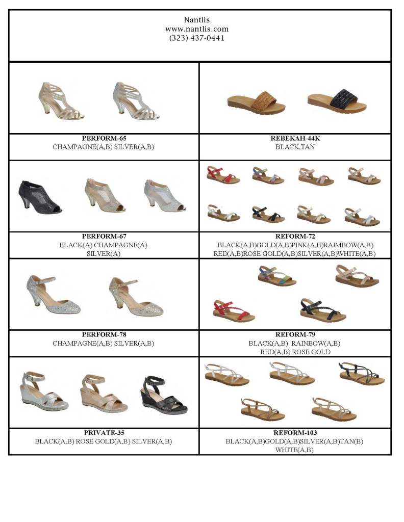 Catalogo Vol FL-ES0825 Nantlis Zapatos por Mayoreo Wholesale Shoes Page 43