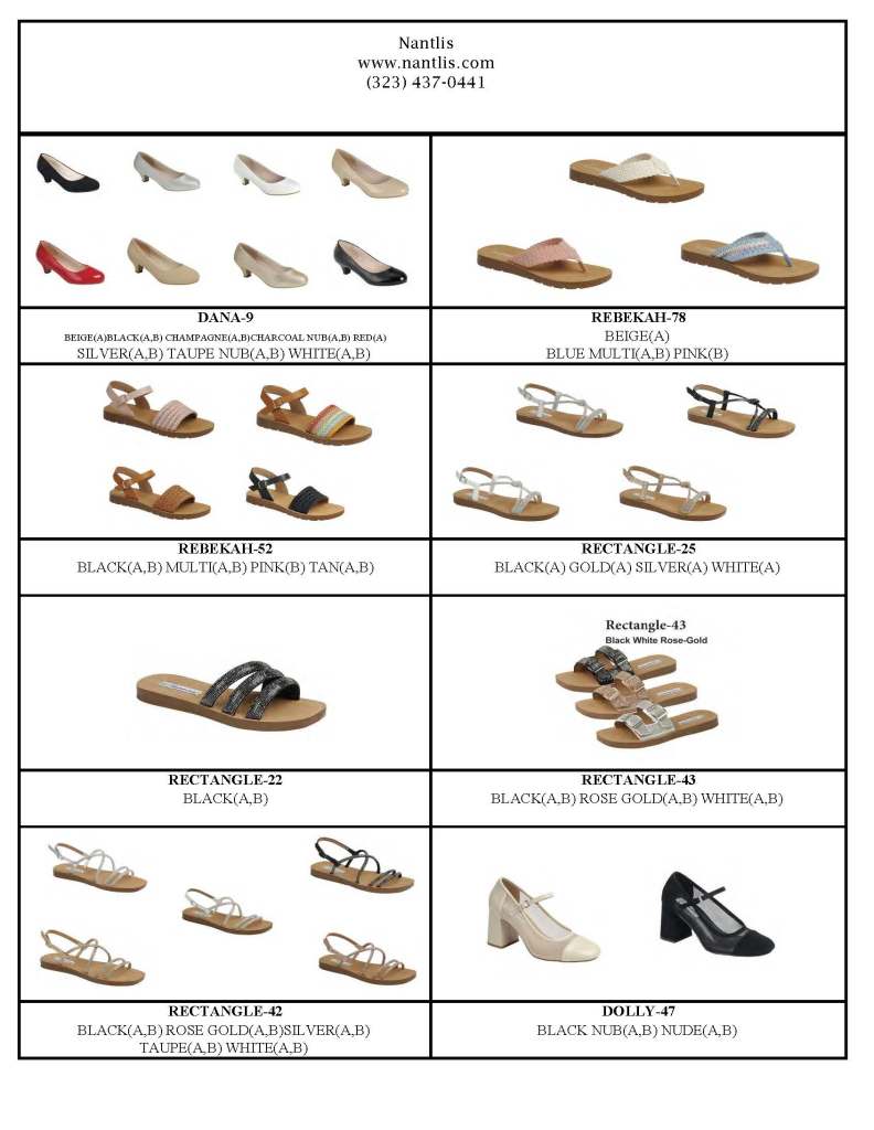 Catalogo Vol FL-ES0825 Nantlis Zapatos por Mayoreo Wholesale Shoes Page 48