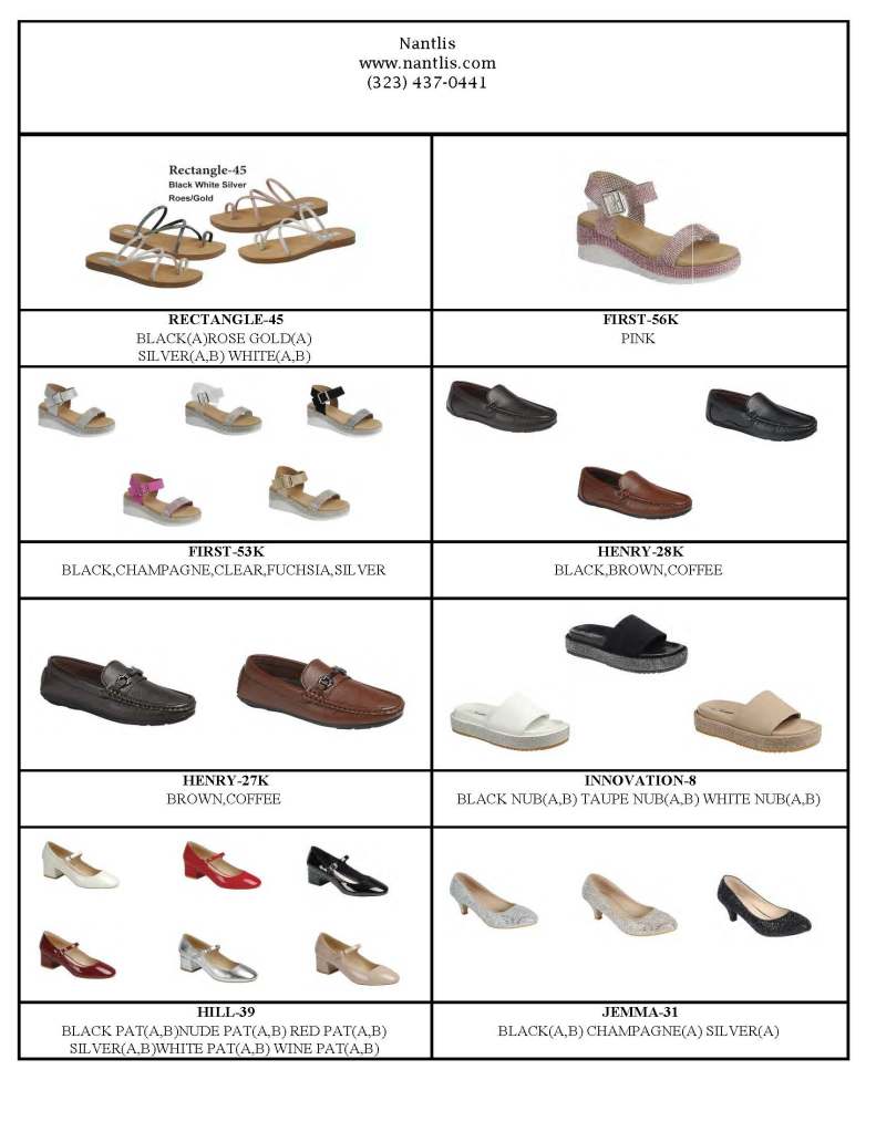 Catalogo Vol FL-ES0825 Nantlis Zapatos por Mayoreo Wholesale Shoes Page 49