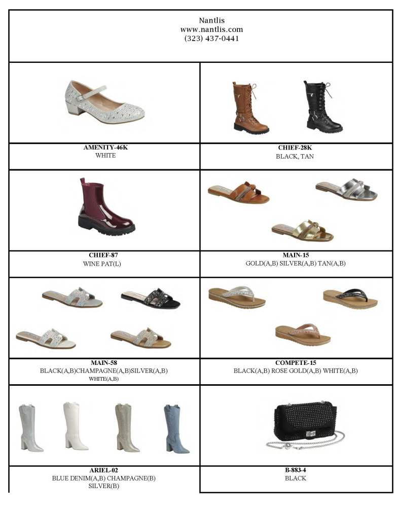 Catalogo Vol FL-ES0825 Nantlis Zapatos por Mayoreo Wholesale Shoes Page 55