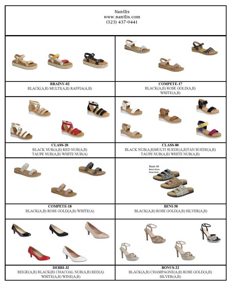 Catalogo Vol FL-ES0825 Nantlis Zapatos por Mayoreo Wholesale Shoes Page 56