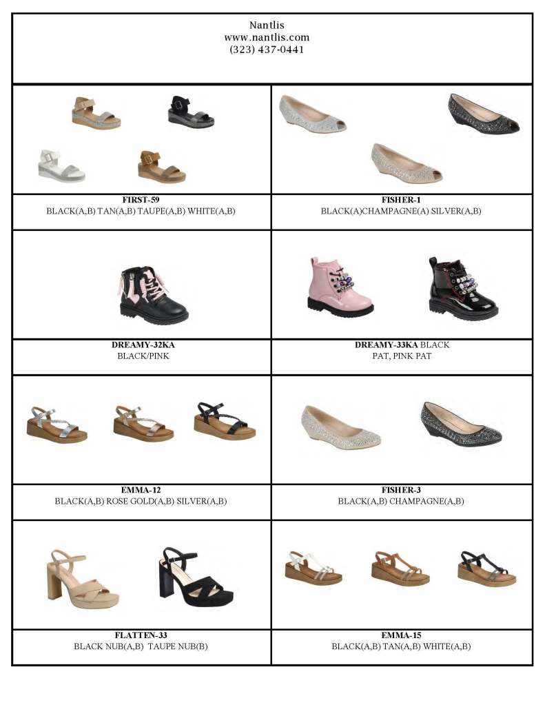 Catalogo Vol FL-ES0825 Nantlis Zapatos por Mayoreo Wholesale Shoes Page 58