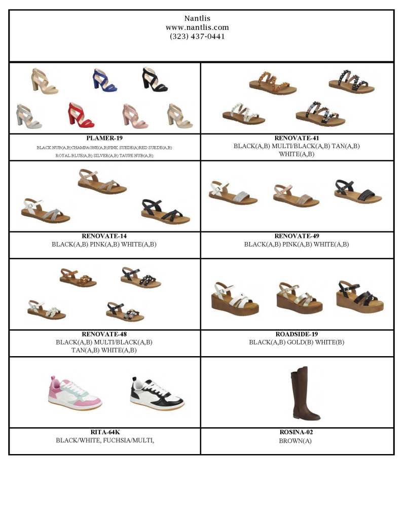 Catalogo Vol FL-ES0825 Nantlis Zapatos por Mayoreo Wholesale Shoes Page 68