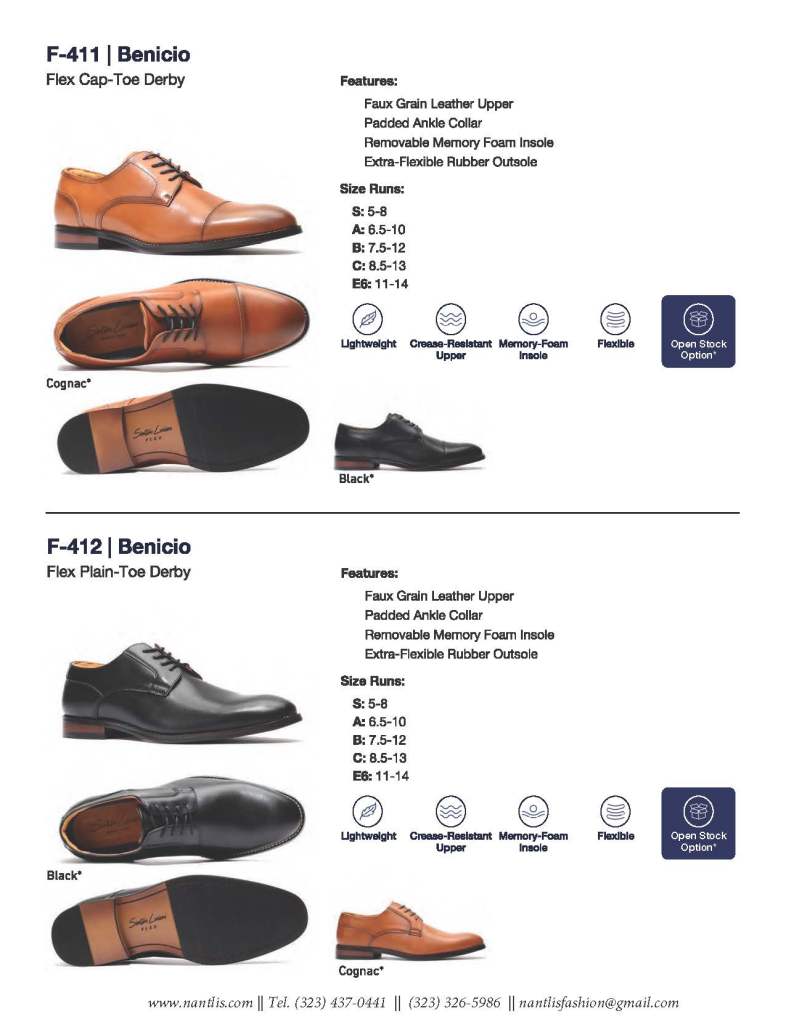Nantlis Catalogo BE-33 Calzado para hombres y ninos Nantlis_Page_05 Zapatos por Mayore en Estados Unidos