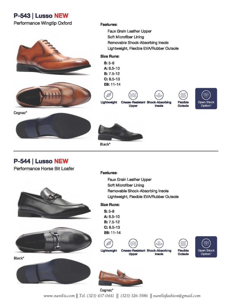 Nantlis Catalogo BE-33 Calzado para hombres y ninos Nantlis_Page_09 Zapatos por Mayore en Estados Unidos