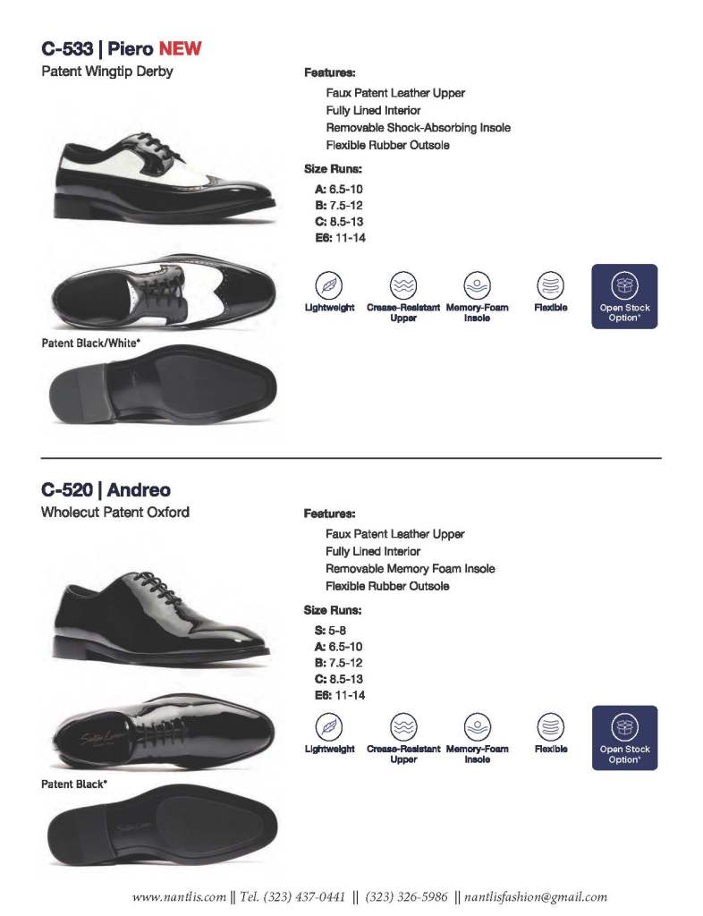 Nantlis Catalogo BE-33 Calzado para hombres y ninos Nantlis_Page_18 Zapatos por Mayore en Estados Unidos