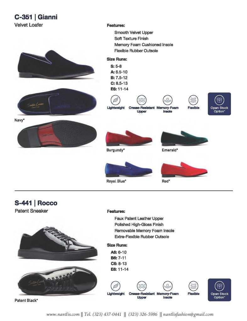 Nantlis Catalogo BE-33 Calzado para hombres y ninos Nantlis_Page_22 Zapatos por Mayore en Estados Unidos
