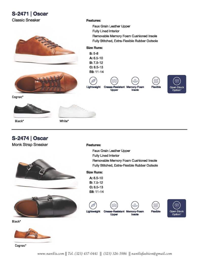 Nantlis Catalogo BE-33 Calzado para hombres y ninos Nantlis_Page_25 Zapatos por Mayore en Estados Unidos