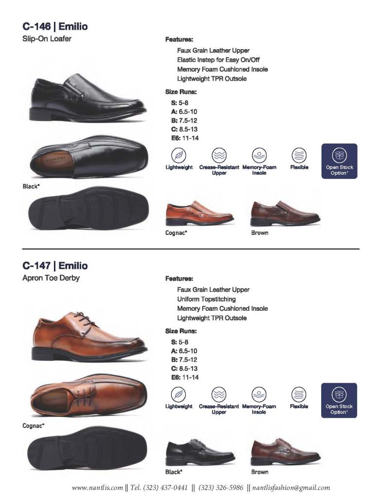 Nantlis Catalogo BE-33 Calzado para hombres y ninos Nantlis_Page_39 Zapatos por Mayore en Estados Unidos