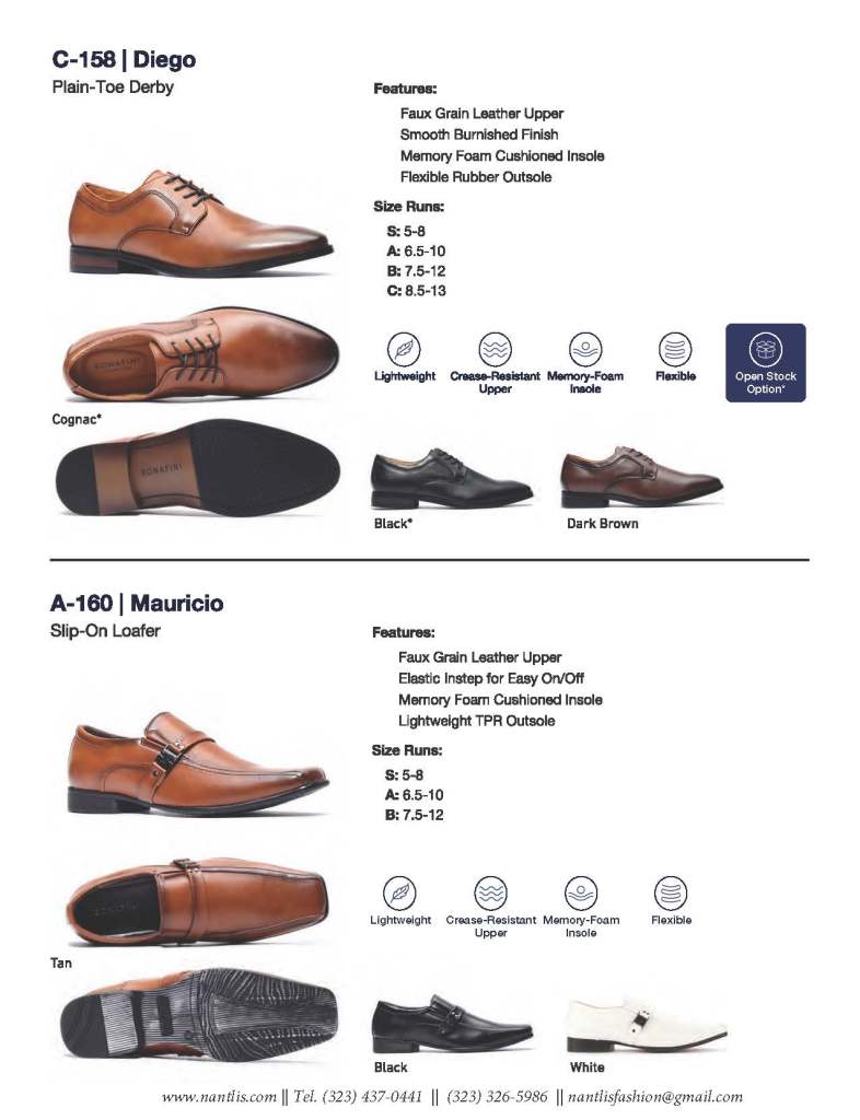 Nantlis Catalogo BE-33 Calzado para hombres y ninos Nantlis_Page_40 Zapatos por Mayore en Estados Unidos
