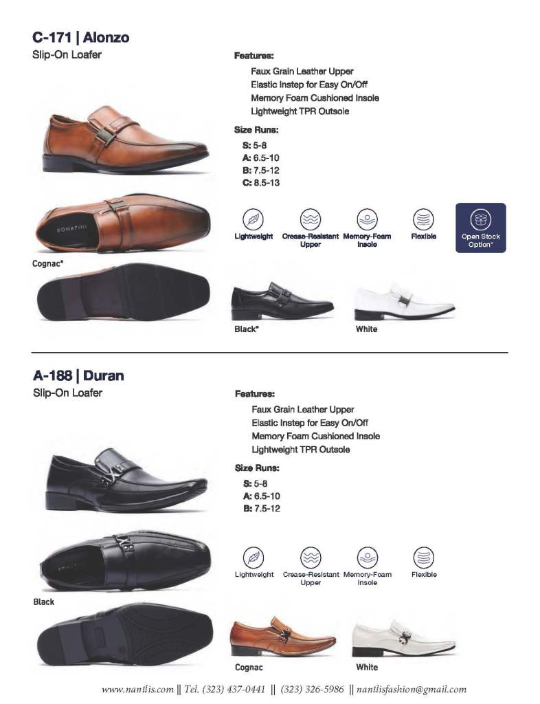 Nantlis Catalogo BE-33 Calzado para hombres y ninos Nantlis_Page_41 Zapatos por Mayore en Estados Unidos