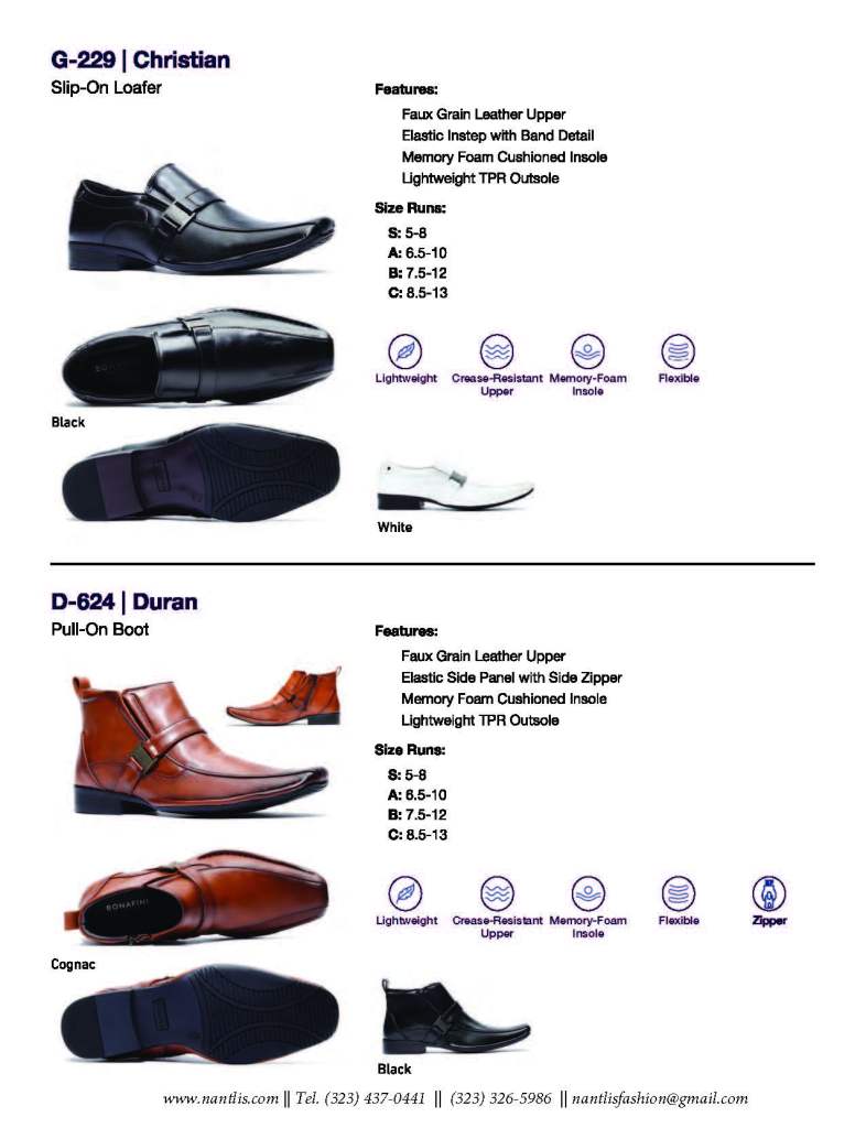 Nantlis Catalogo BE-33 Calzado para hombres y ninos Nantlis_Page_42 Zapatos por Mayore en Estados Unidos