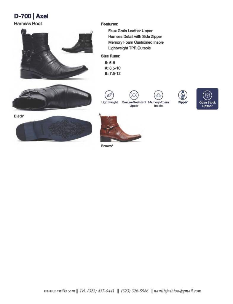 Nantlis Catalogo BE-33 Calzado para hombres y ninos Nantlis_Page_46 Zapatos por Mayore en Estados Unidos