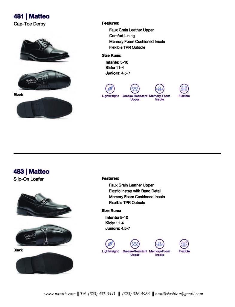 Nantlis Catalogo BE-33 Calzado para hombres y ninos Nantlis_Page_56 Zapatos por Mayore en Estados Unidos