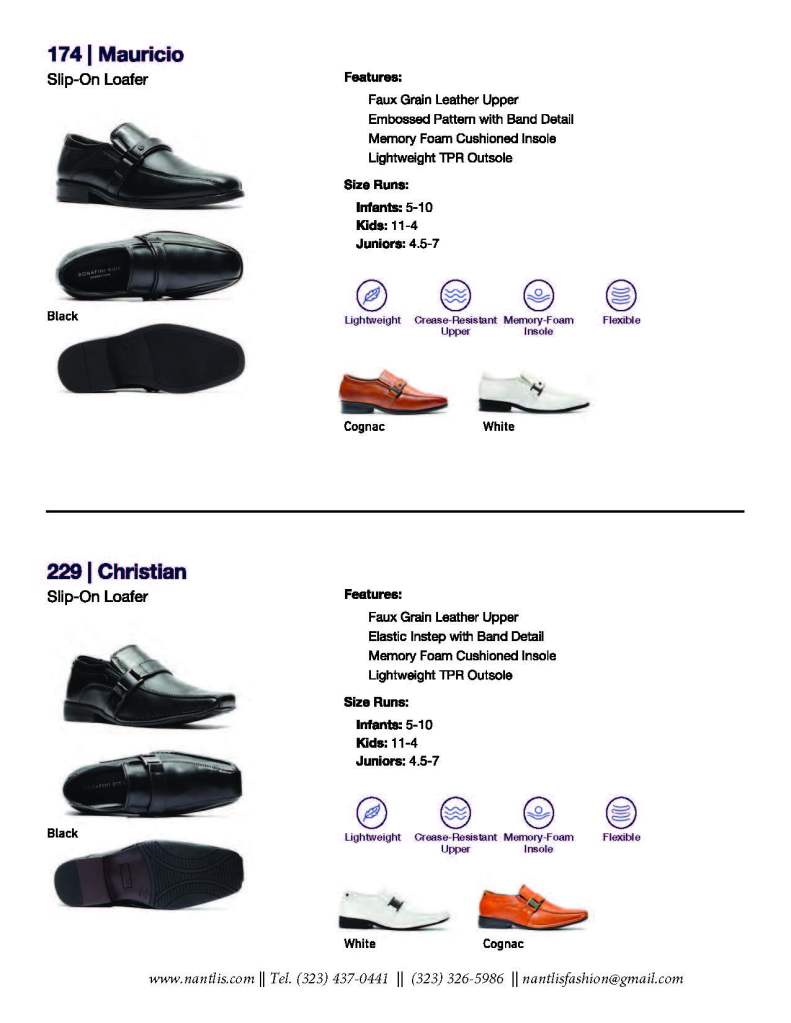 Nantlis Catalogo BE-33 Calzado para hombres y ninos Nantlis_Page_65 Zapatos por Mayore en Estados Unidos