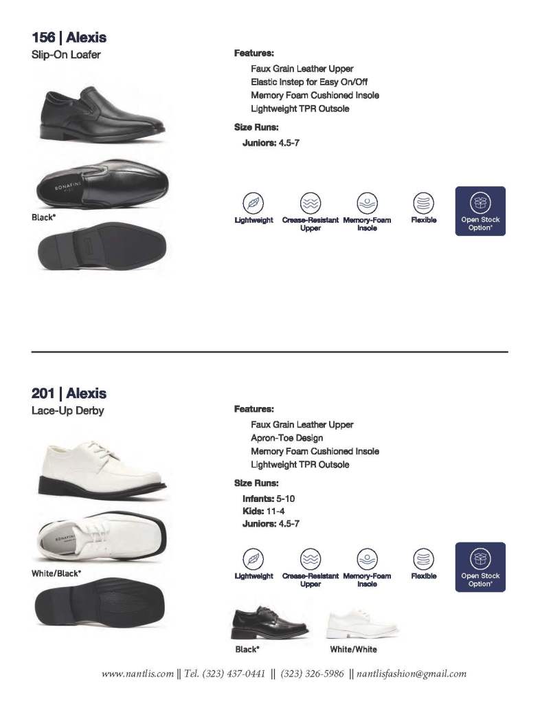 Nantlis Catalogo BE-33 Calzado para hombres y ninos Nantlis_Page_68 Zapatos por Mayore en Estados Unidos